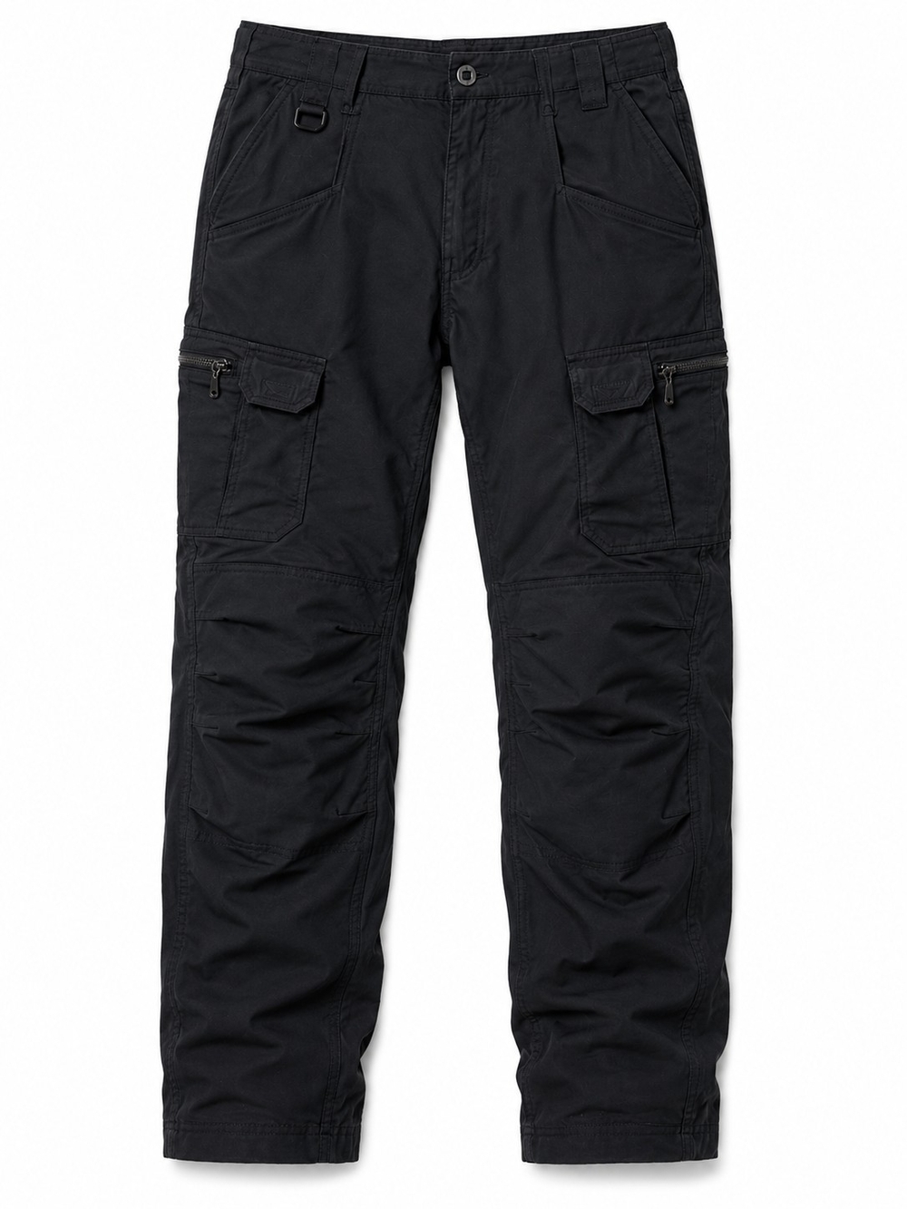 Men's Black Cargo Pants – Durable Utility Style